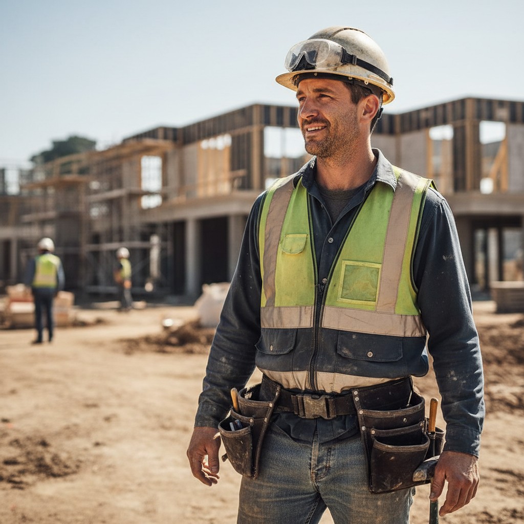 Photo of a construction worker