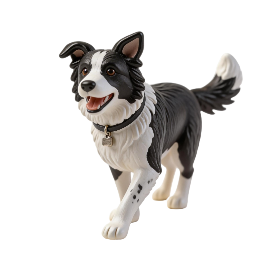 3D miniature figurine of a dog