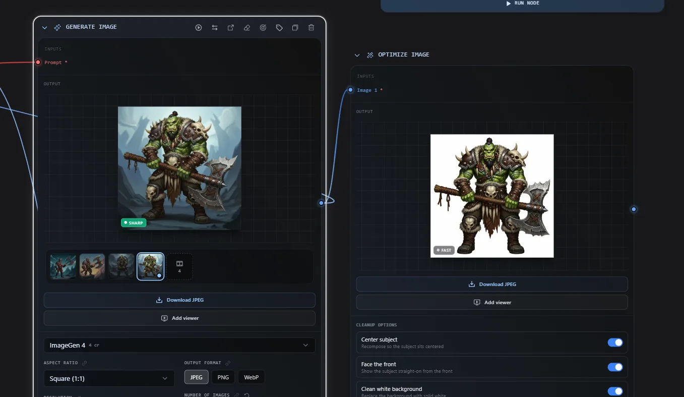 Optimize image node