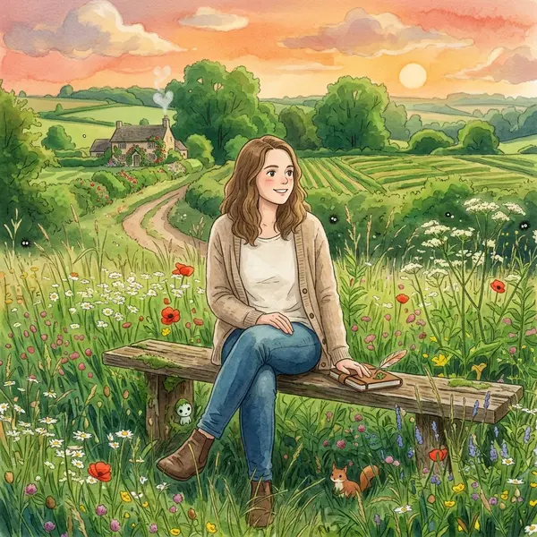 AI edited image converted to Ghibli anime art style