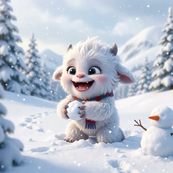 AI image generation example - stylized character