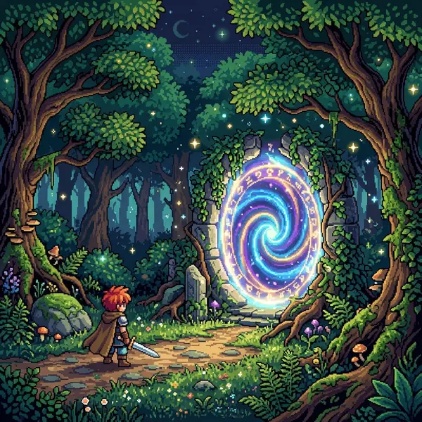 AI generated pixel art from image