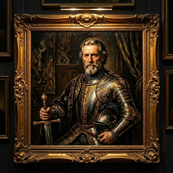 AI oil painting style transfer