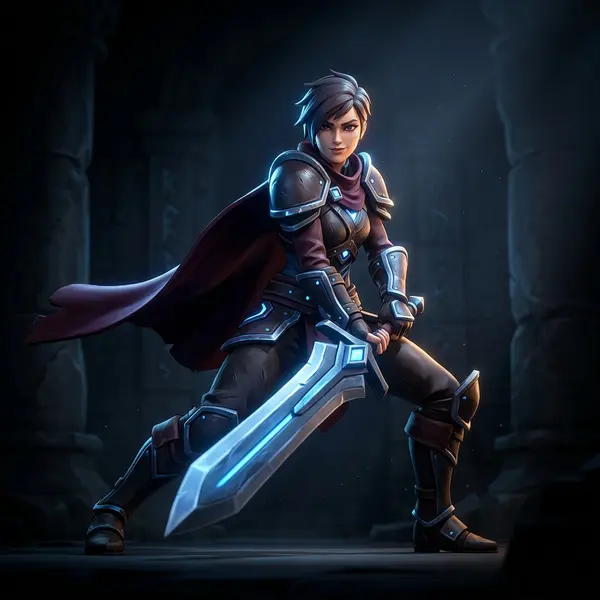 AI stylized 3D character render conversion