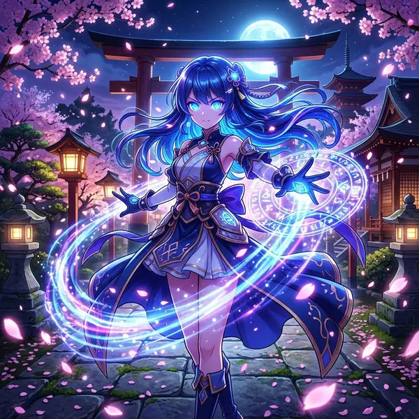 AI anime style image generation