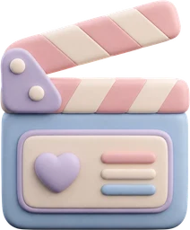 Stylized 3D display icon