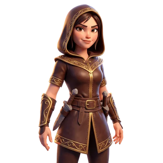 Stone Warrior 3D model rendered with original textures