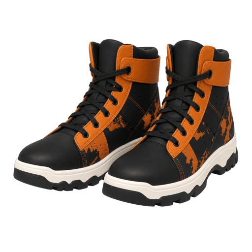 Extracted boots - isolated by the AI image splitter