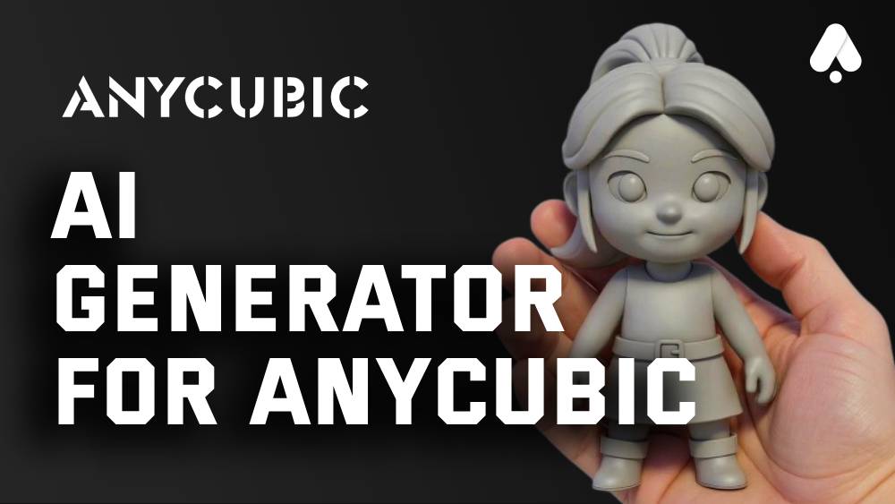 Anycubic and 3D AI Studio for fast 3D models