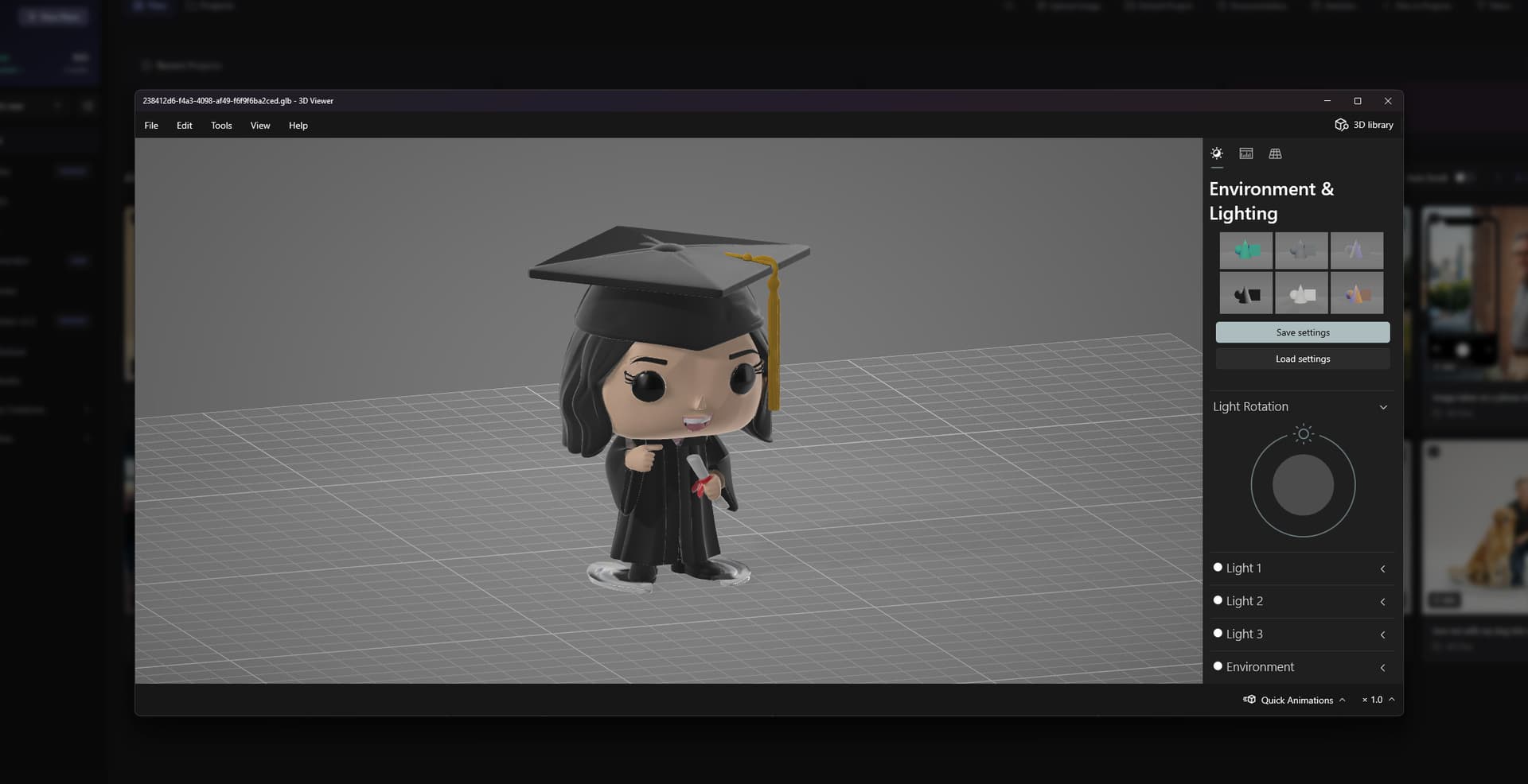 Generated 3D result