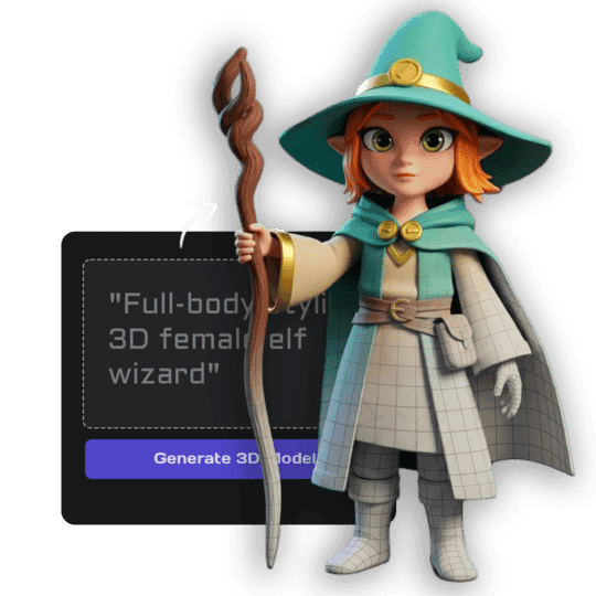 Text to 3D generation demonstration