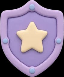 One-star shield icon representing the lightest asset budget tier