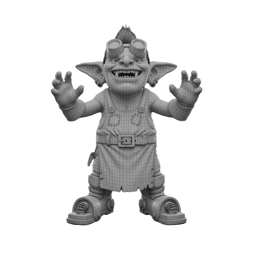 Edited figurine image