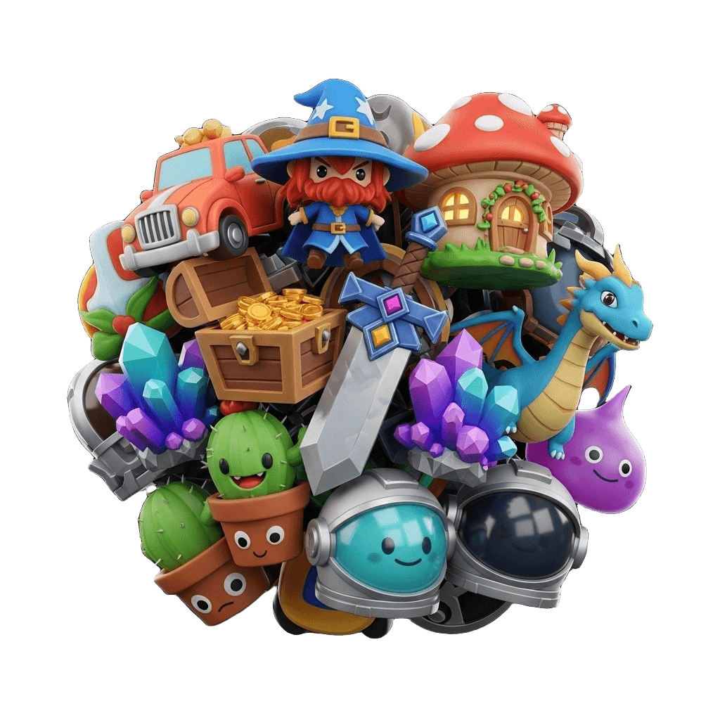A community library of AI-generated 3D models you can browse and download