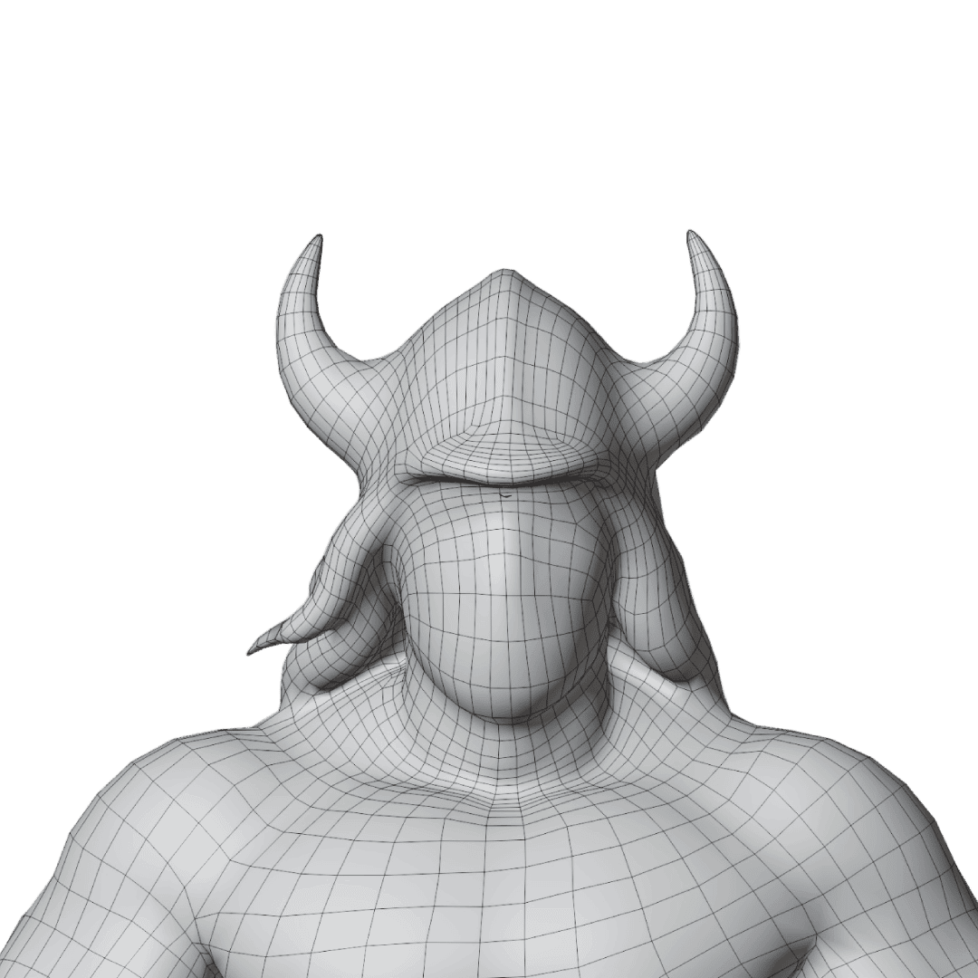 Clean remeshed topology at game-ready polycount