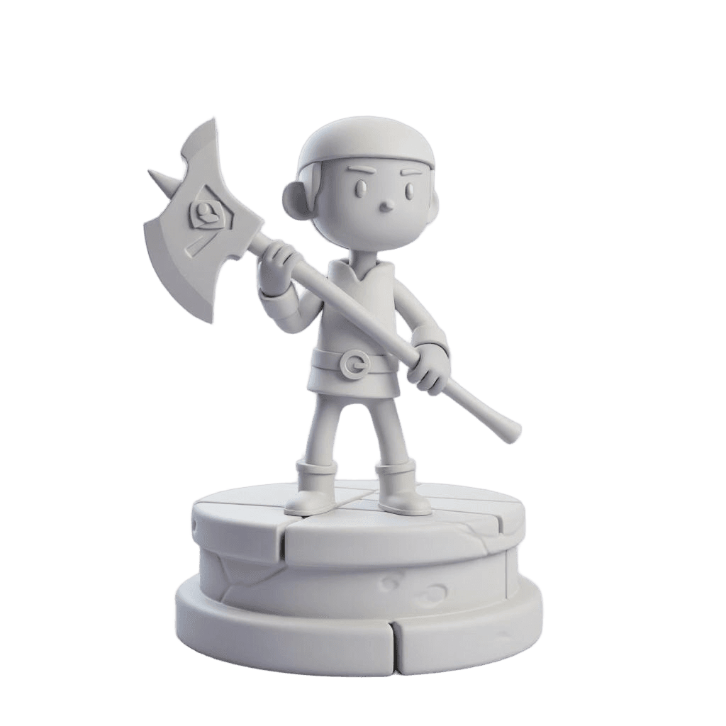Repaired, watertight 3D model prepared for slicing