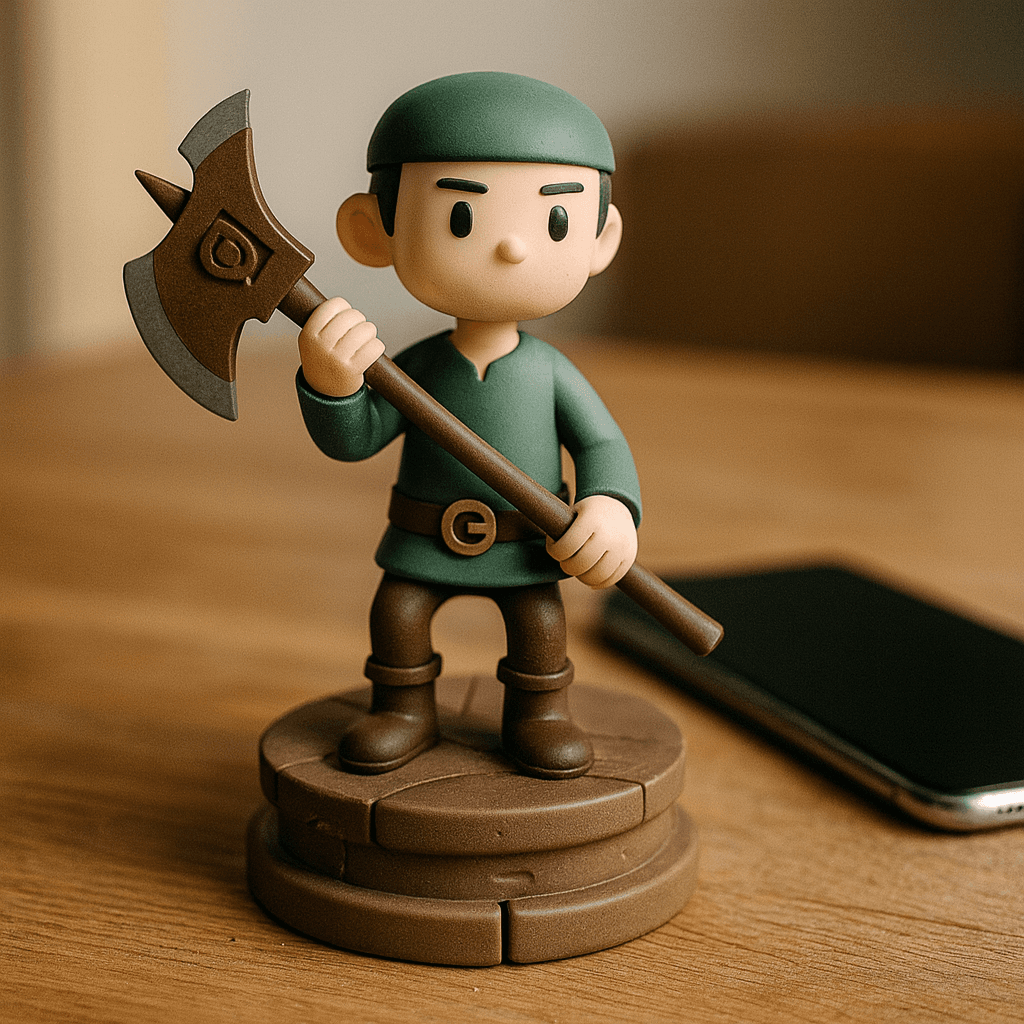 AI-generated 3D content for social media