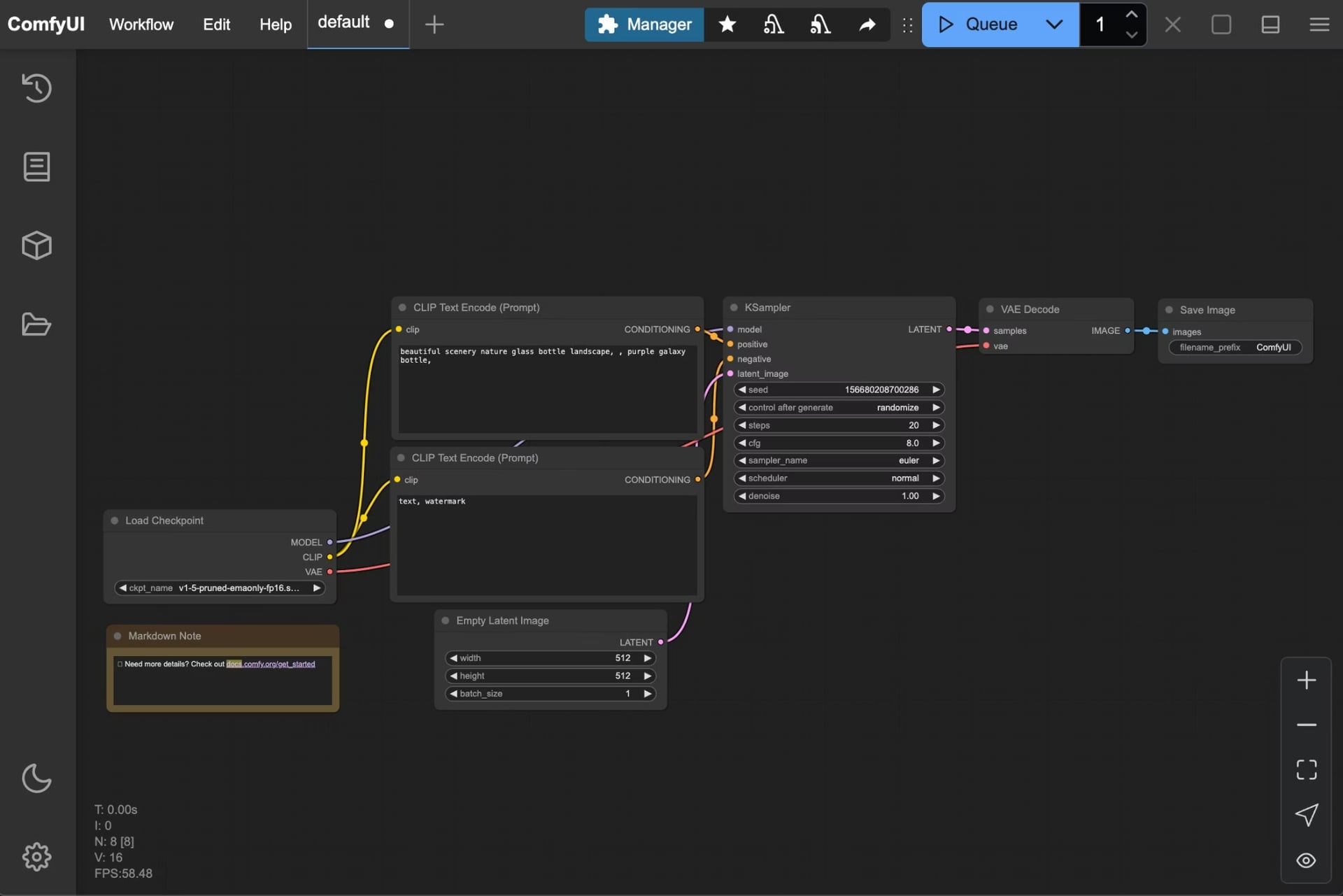 ComfyUI Node-Based Interface - Visual workflow editor for AI models