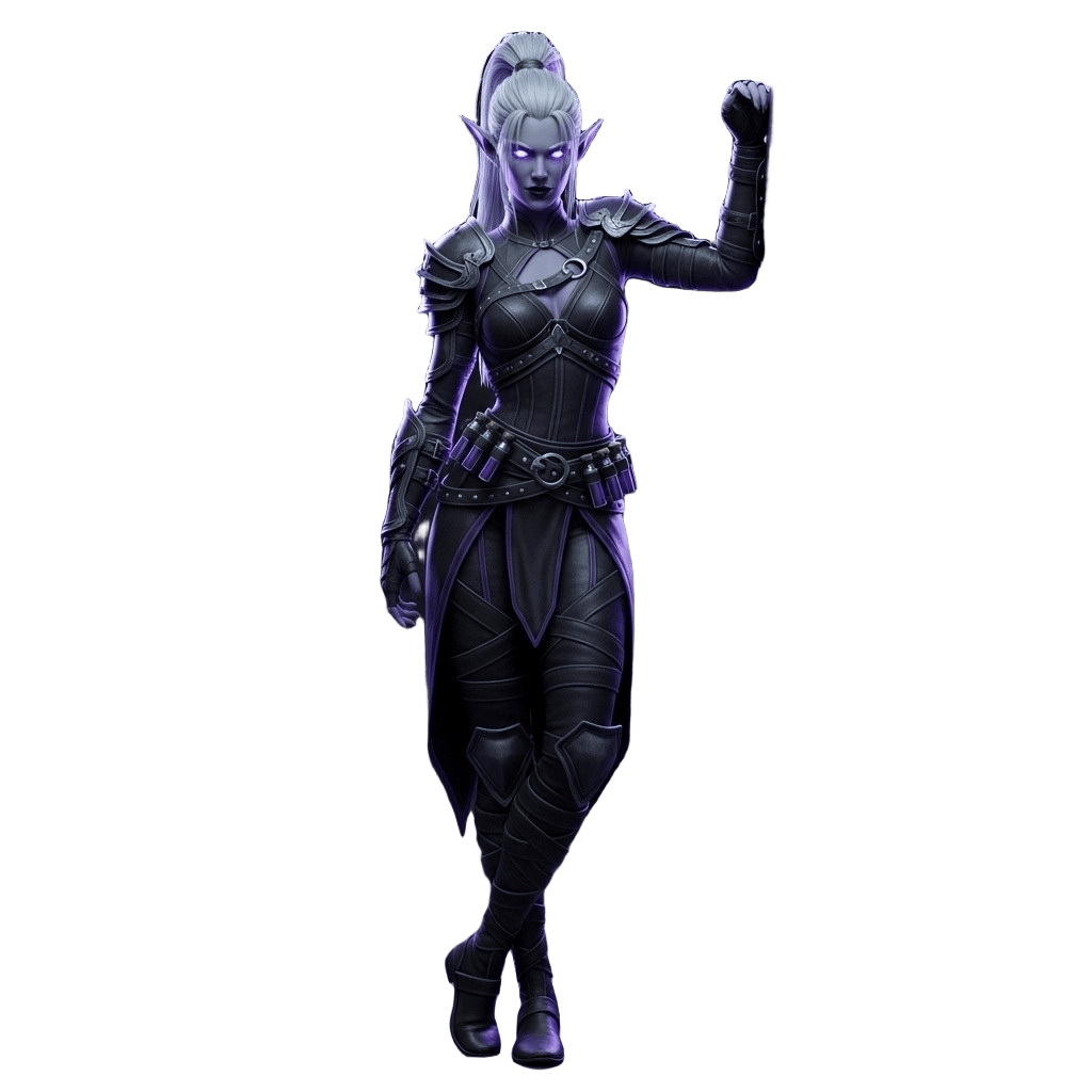 AI-generated 3D character model
