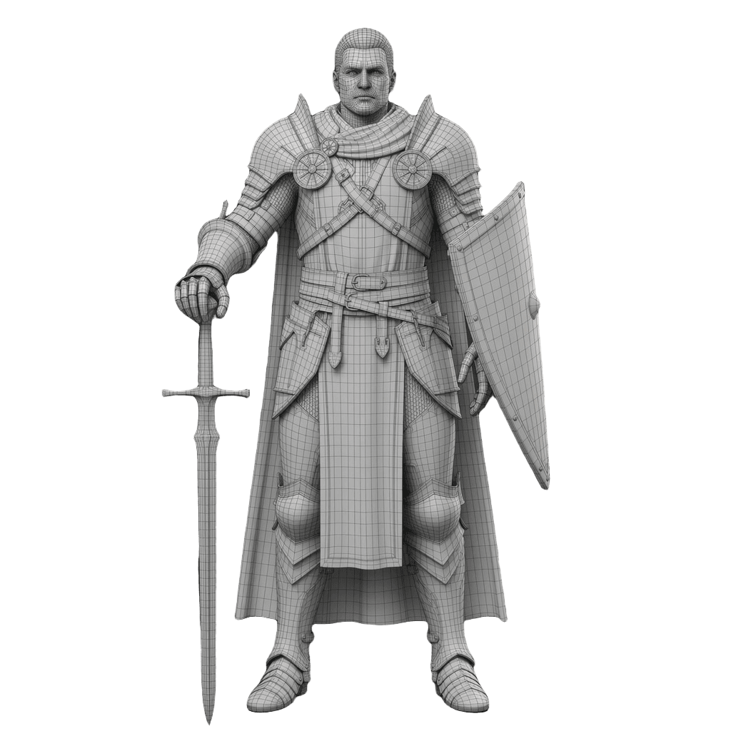 Edited figurine image