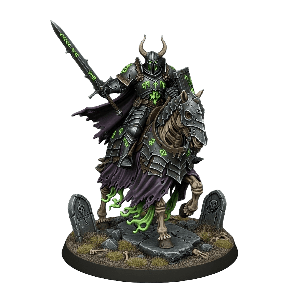 A detailed tabletop miniature generated and remeshed, ready to scale and resin print