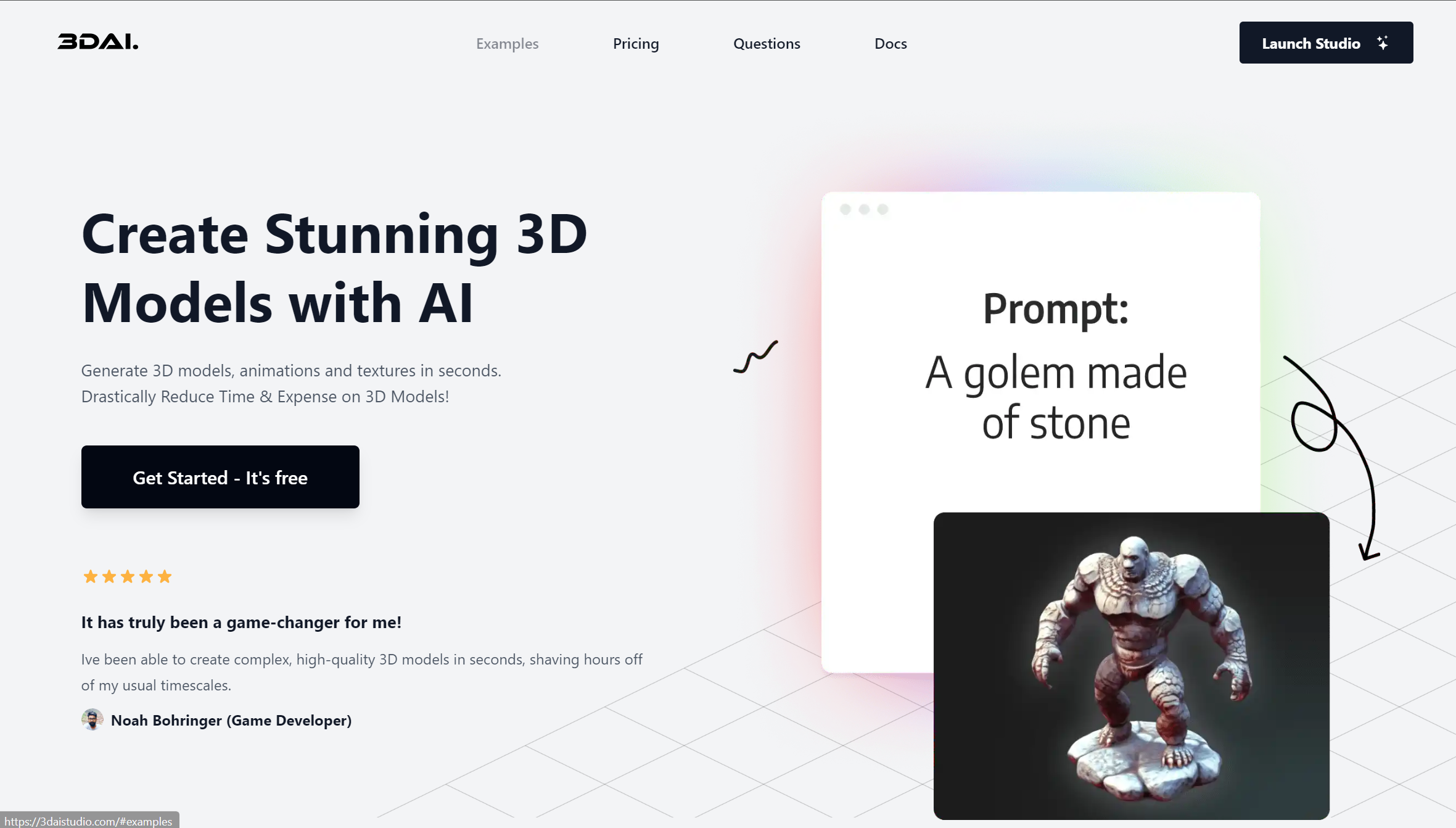 3D AI Studio Illustration