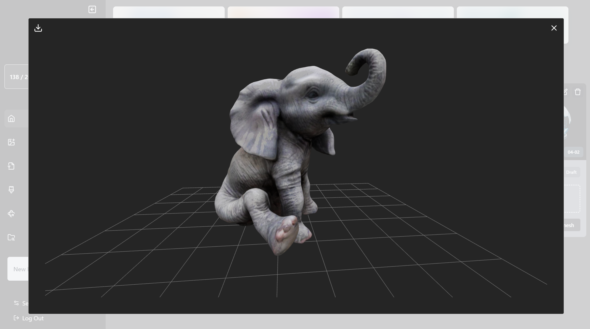 Masterpiece AI 3D Model Image