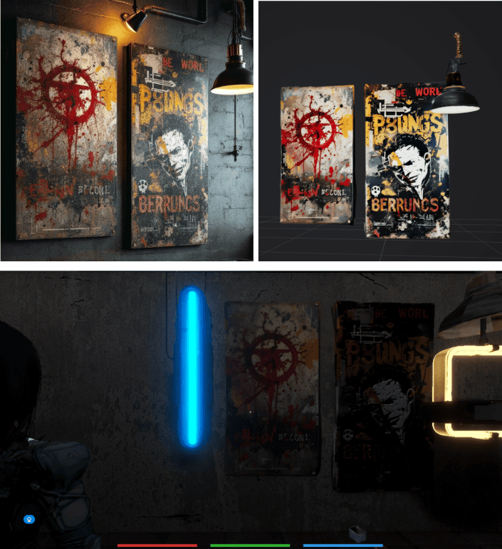 Asset collage from Fallen Metal