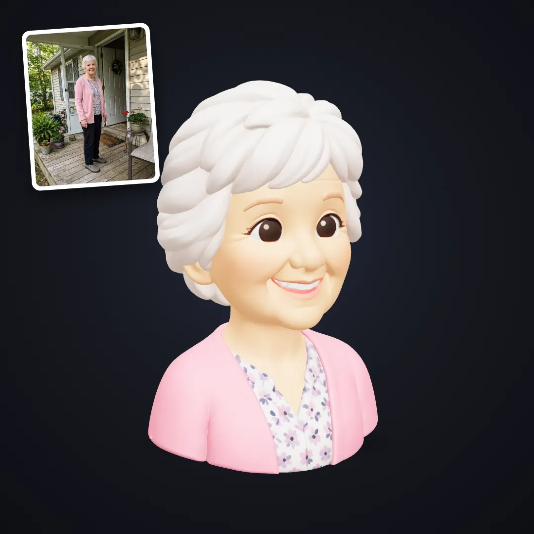 Grandma as a toy avatar