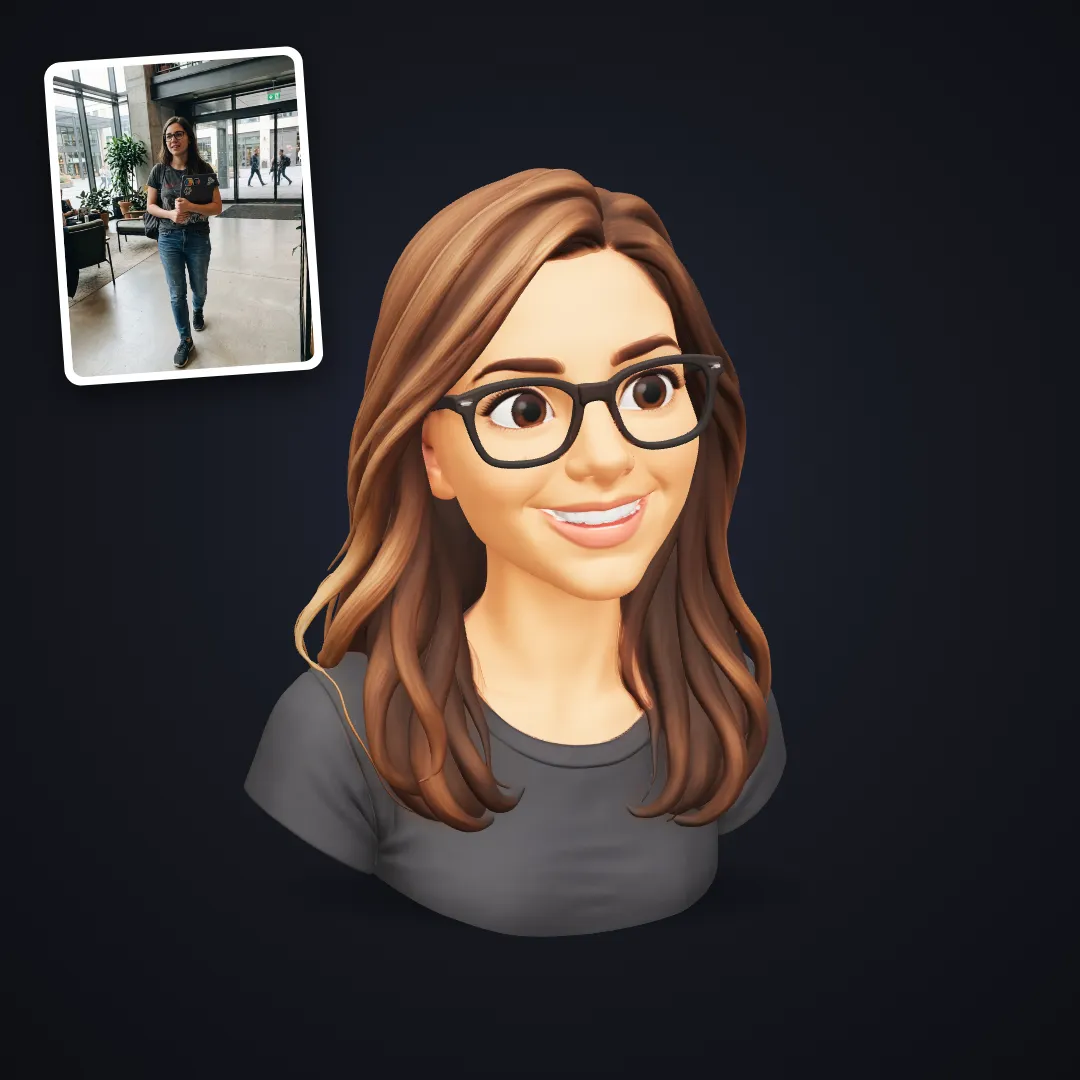 Developer as a 3D avatar