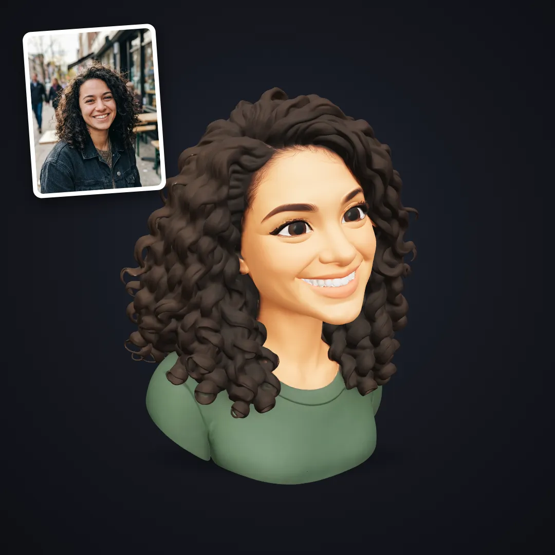 3D Profile Avatar: example result