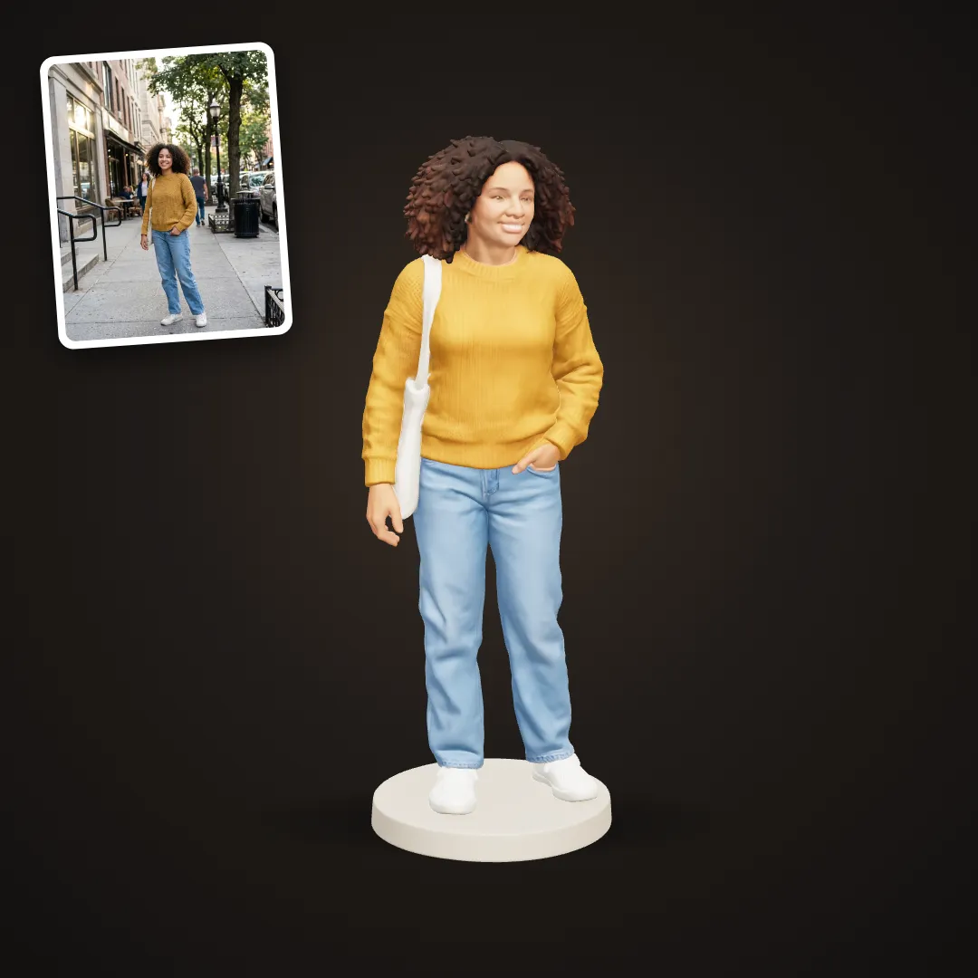 Photo to Figurine: example result