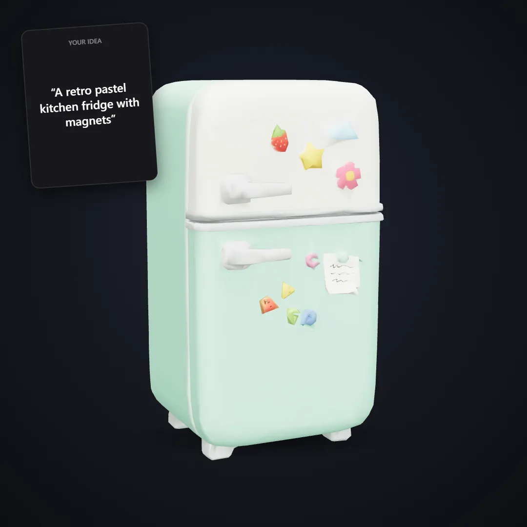 Retro fridge