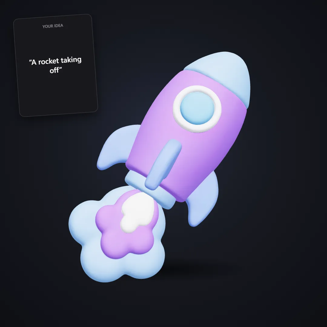 3D Icon: example result