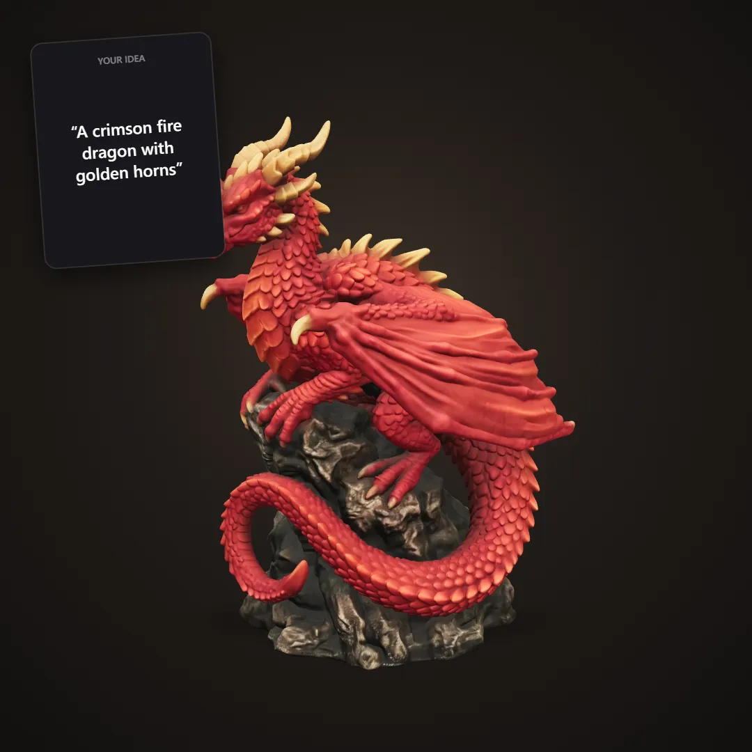 Dragon Sculpture: example result