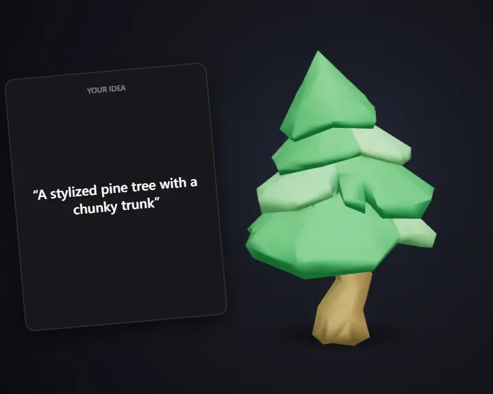 Low-Poly Tree & Vegetation: Turn an idea into a low-poly 3D tree or plant