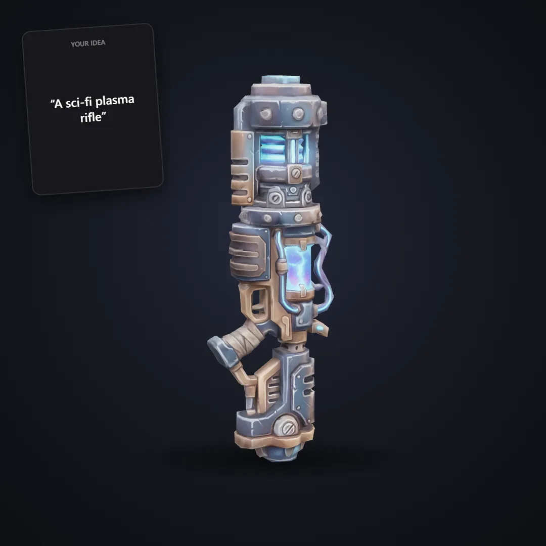 Sci-fi plasma rifle