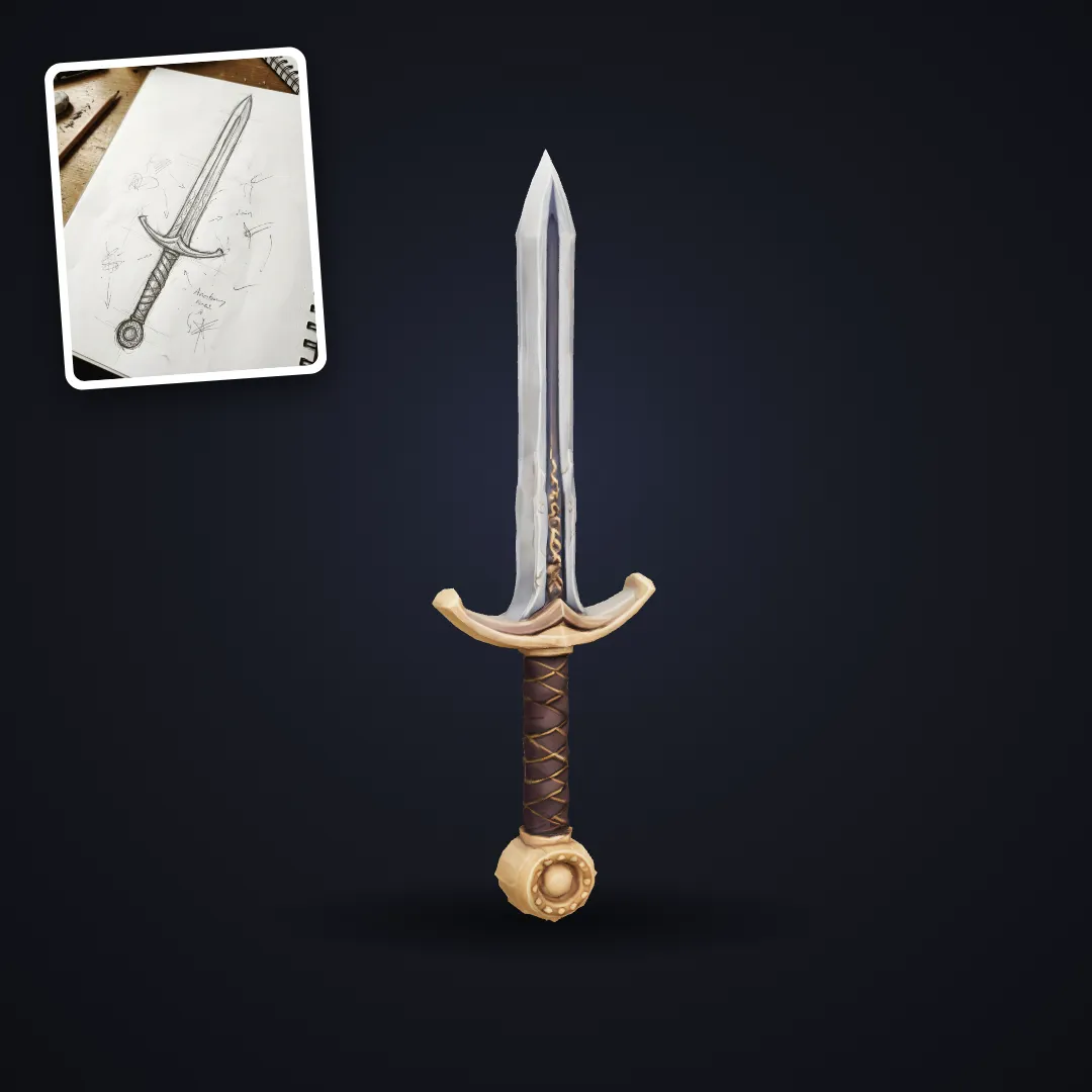 Stylized Weapon: example result