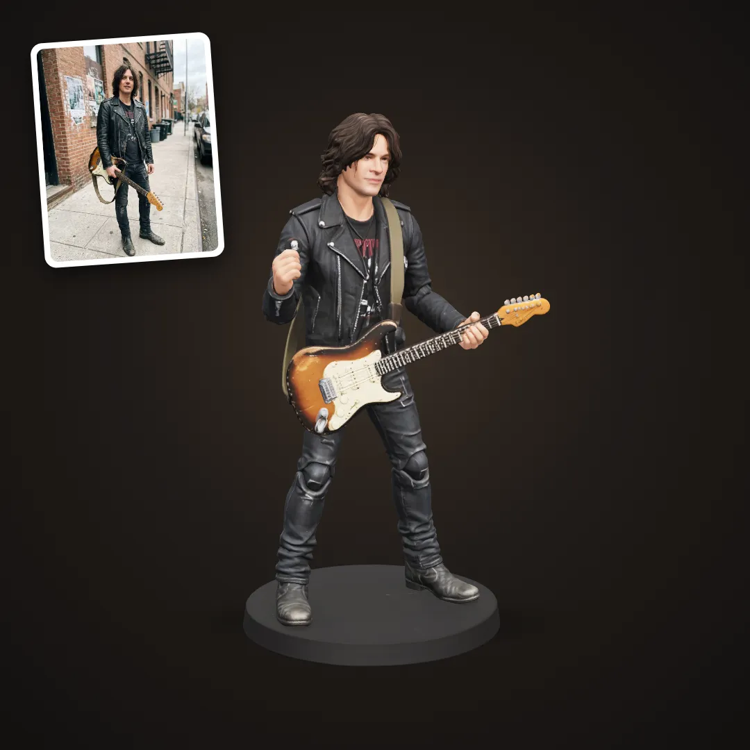 Guitarist action figure
