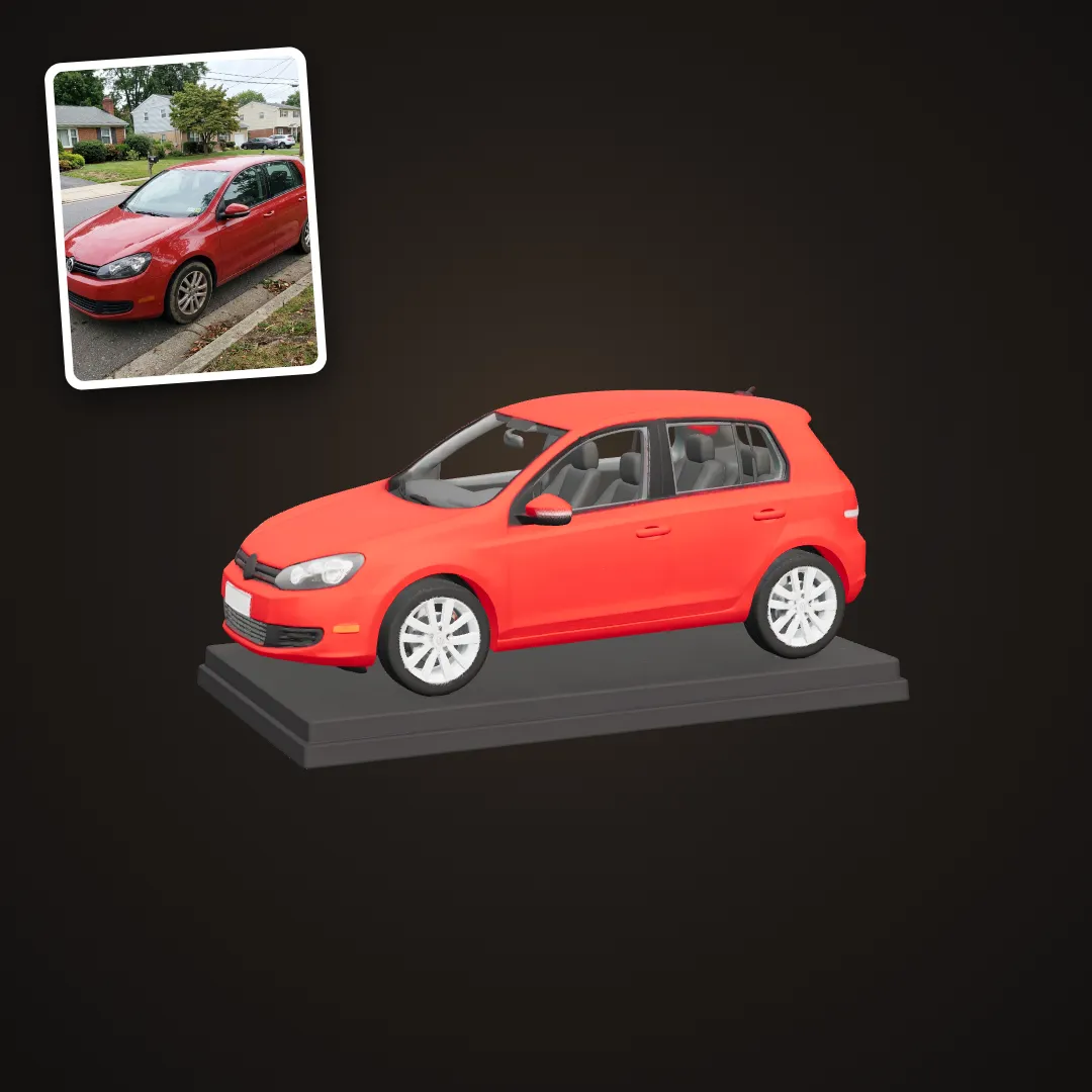 Car Scale Model: example result