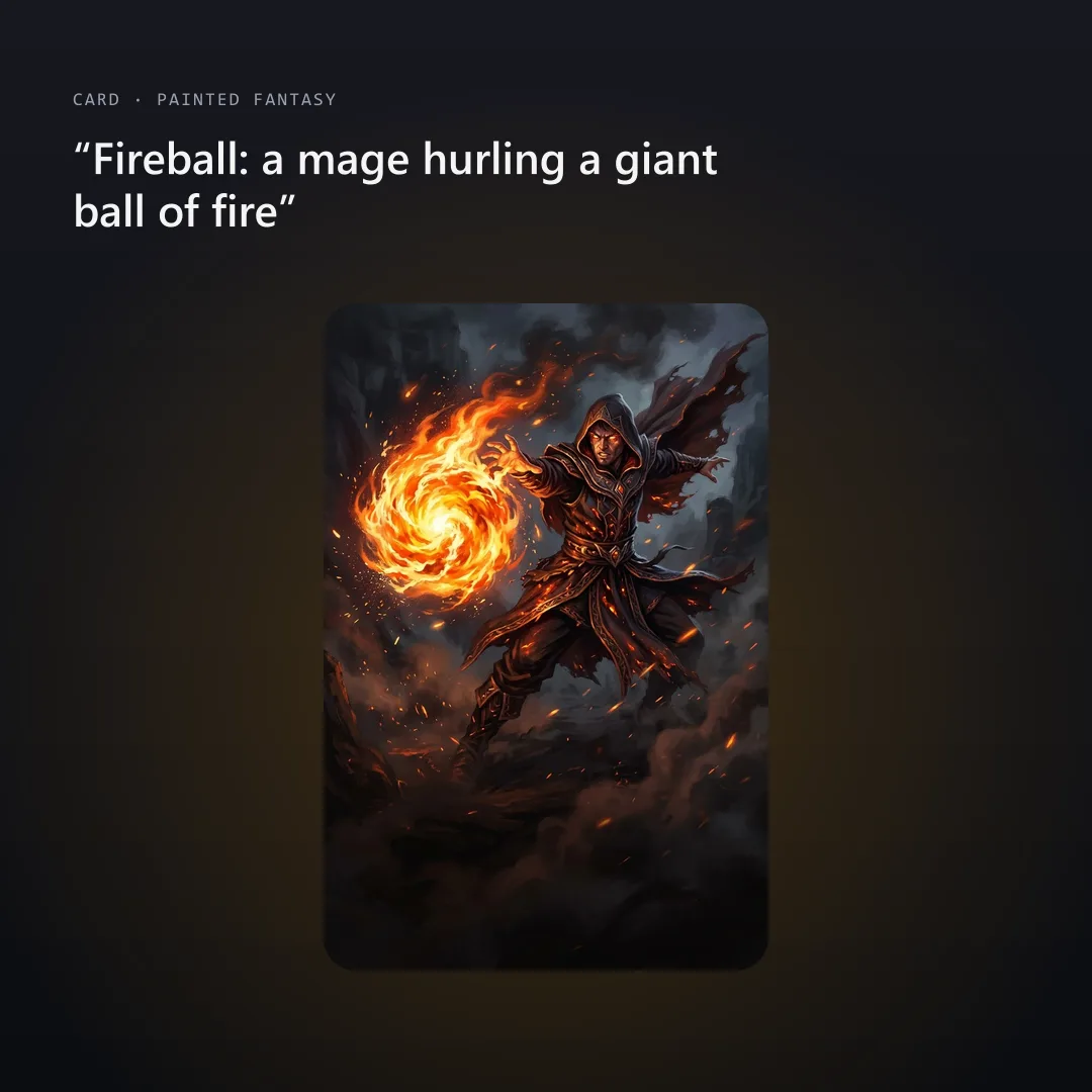 Card Game Art: example result