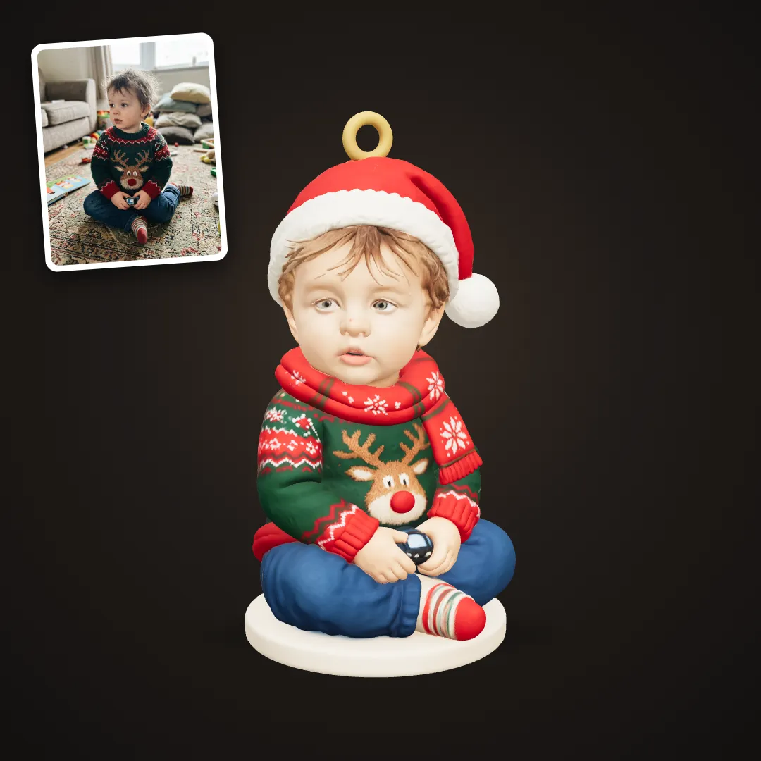 Toddler Christmas ornament