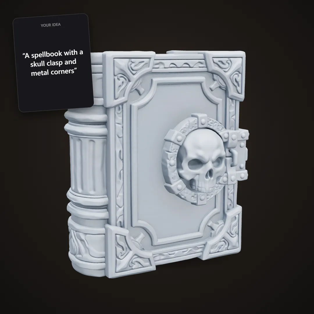 Spellbook prop in primer