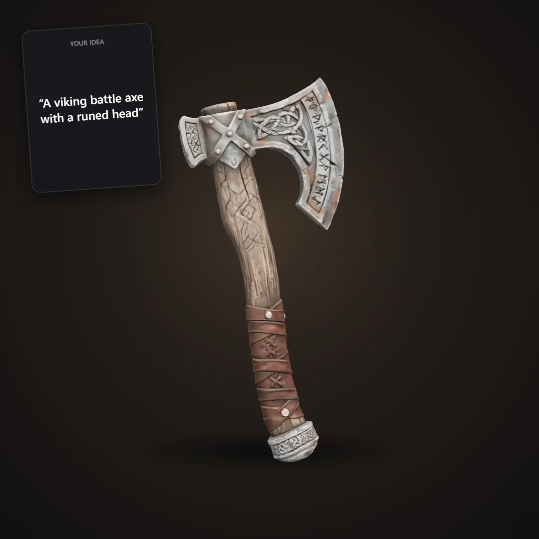 Viking axe prop