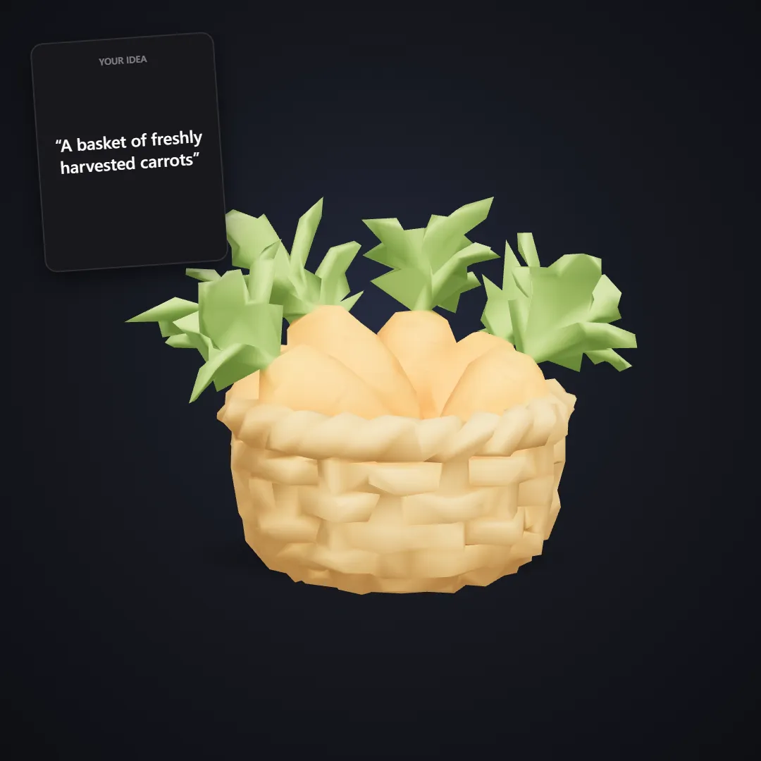 Basket of carrots