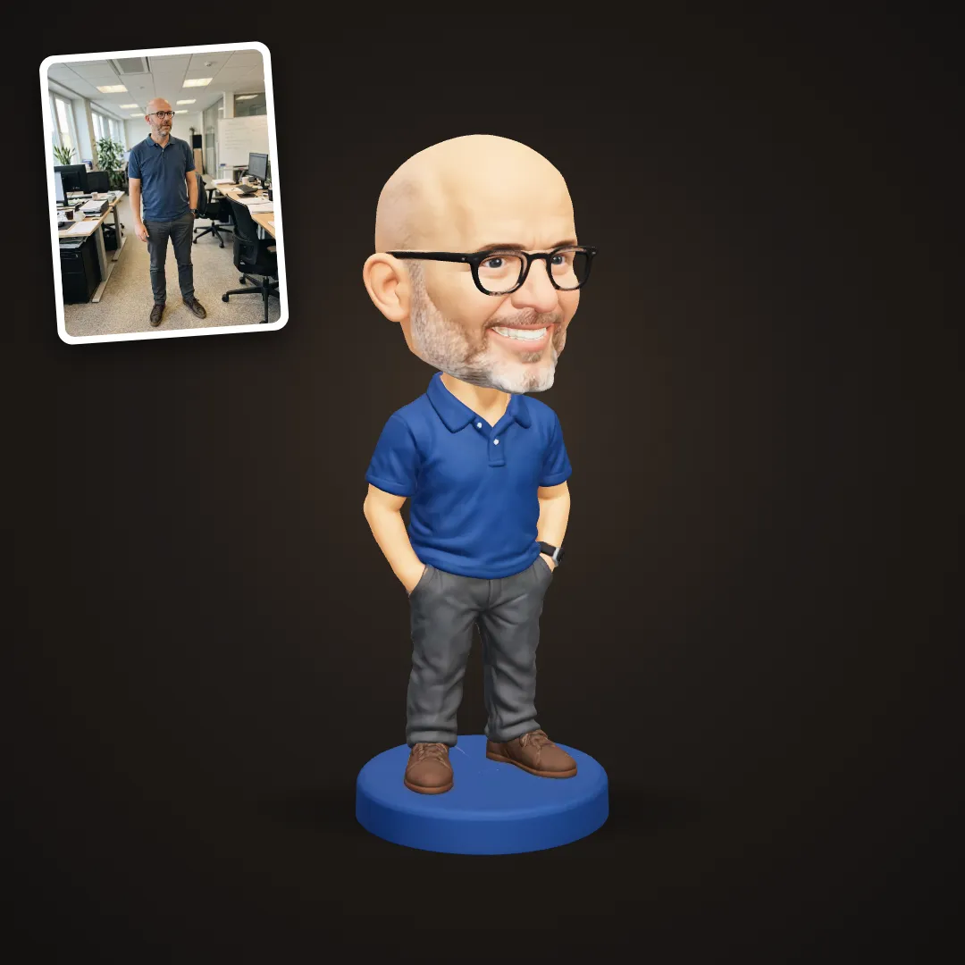 Office colleague bobblehead