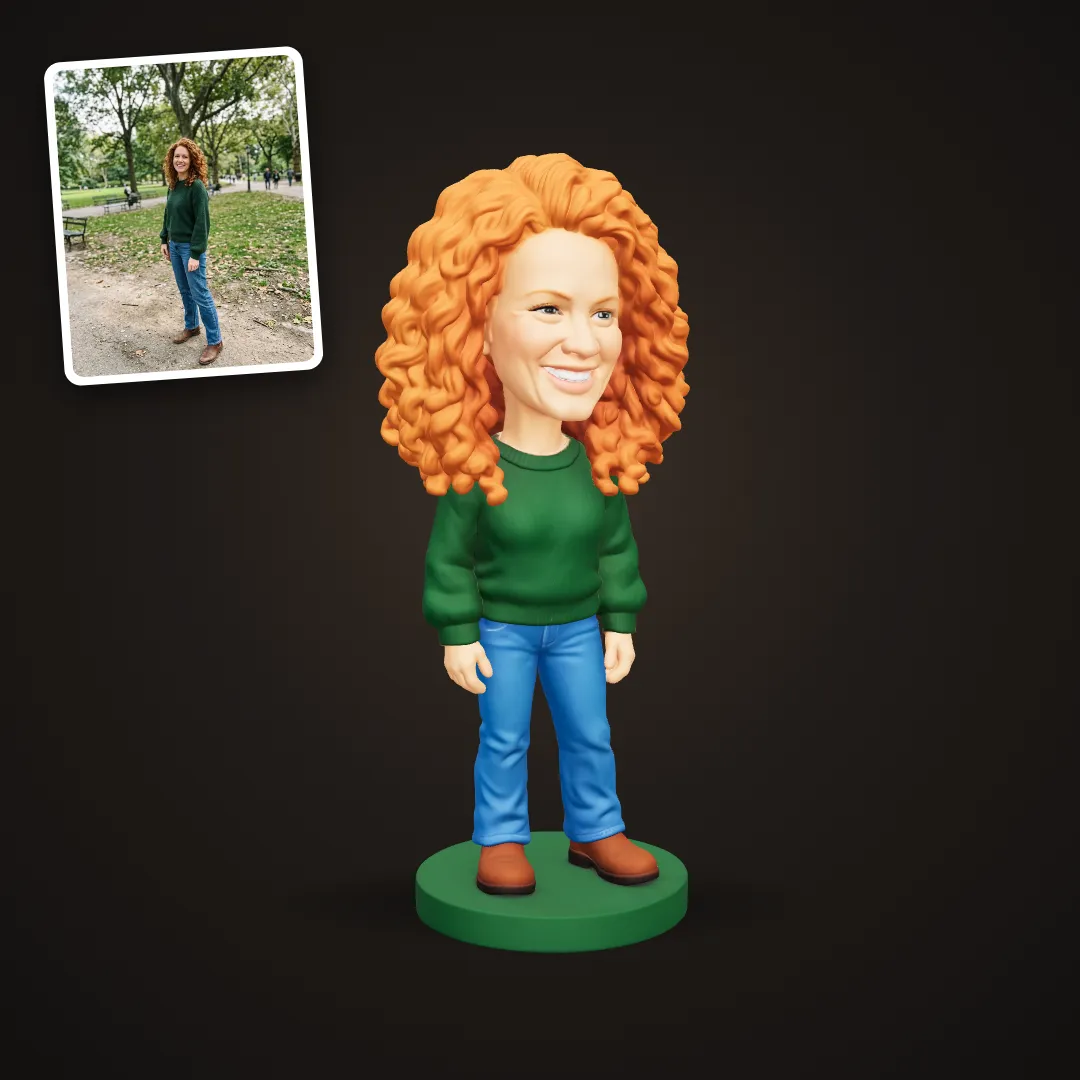 Custom Bobblehead: example result