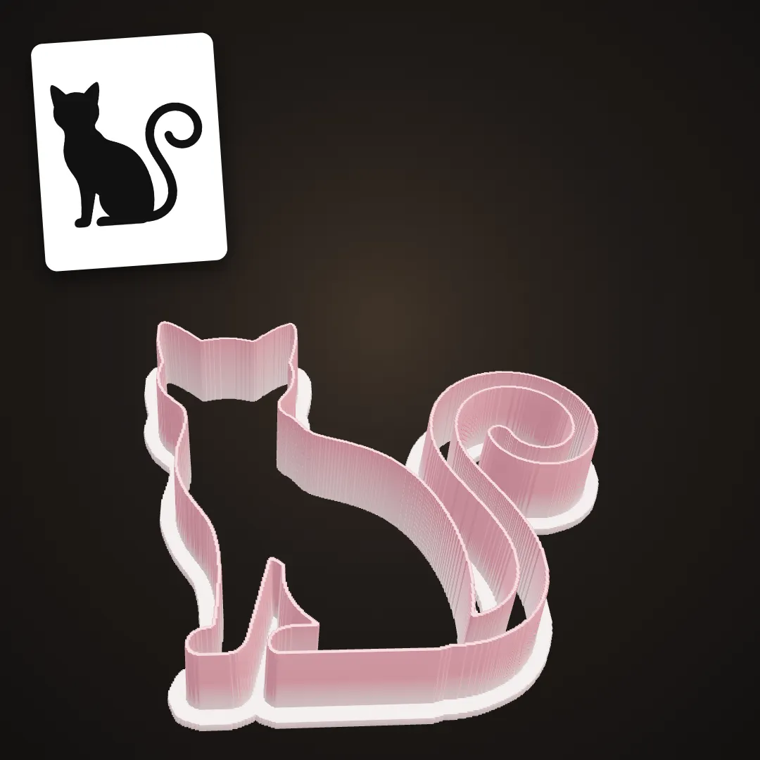 Cat cookie cutter