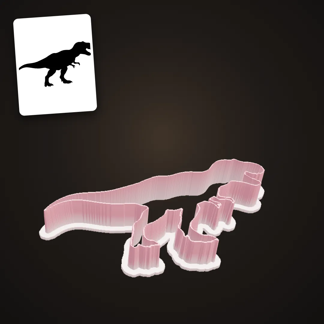 Dinosaur cookie cutter