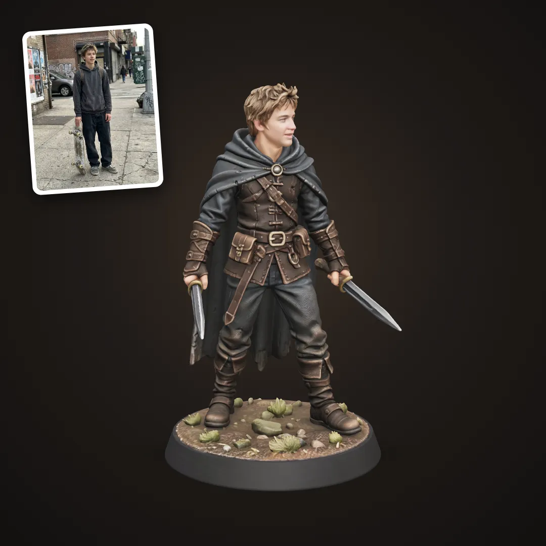Skater as a rogue miniature